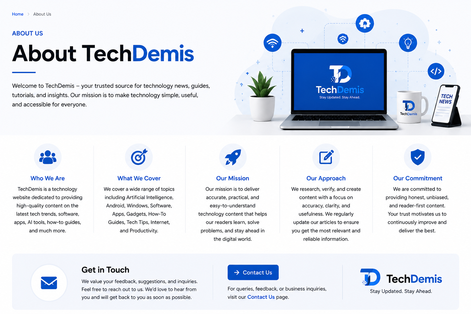 About us TechDemis