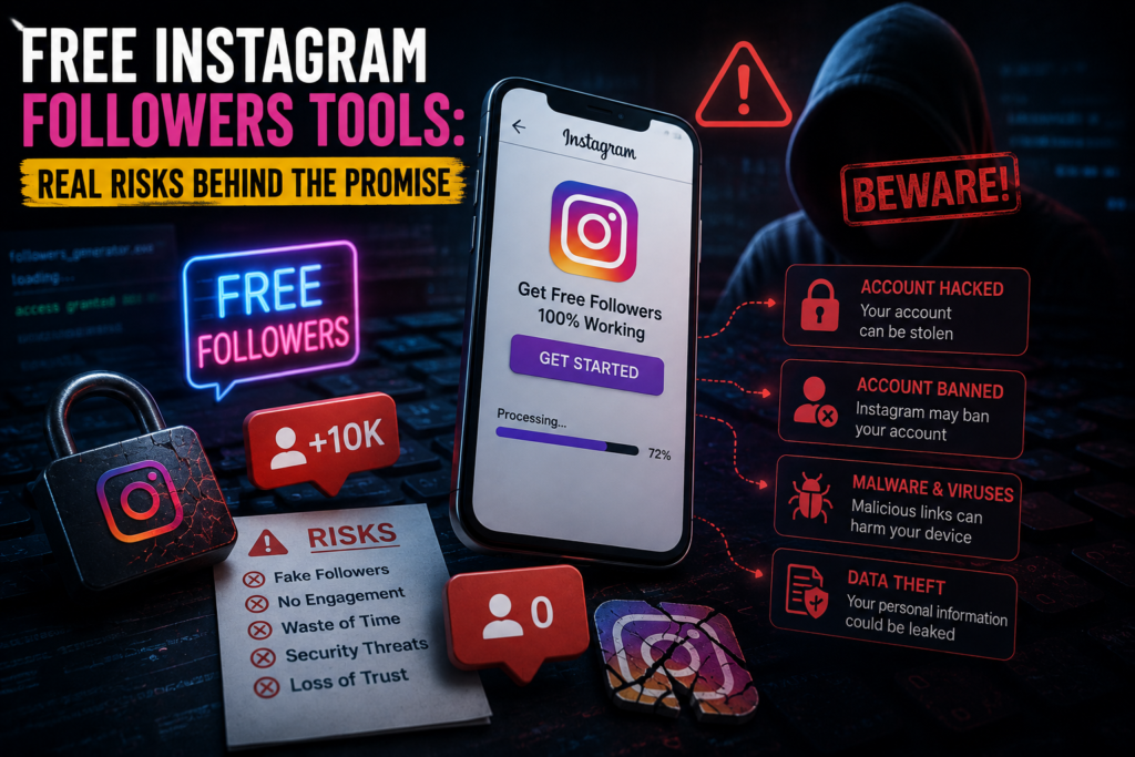 Free Instagram Followers Tools Real Risks Behind the Promise