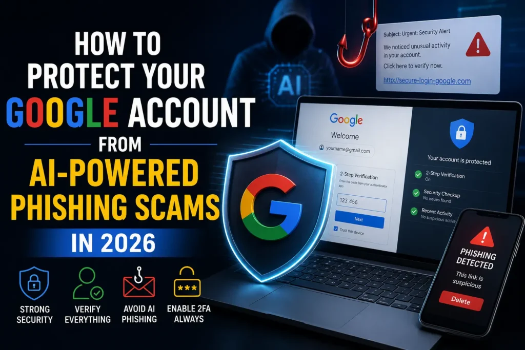 How to Protect Your Google Account from AI-Powered Phishing Scams in 2026