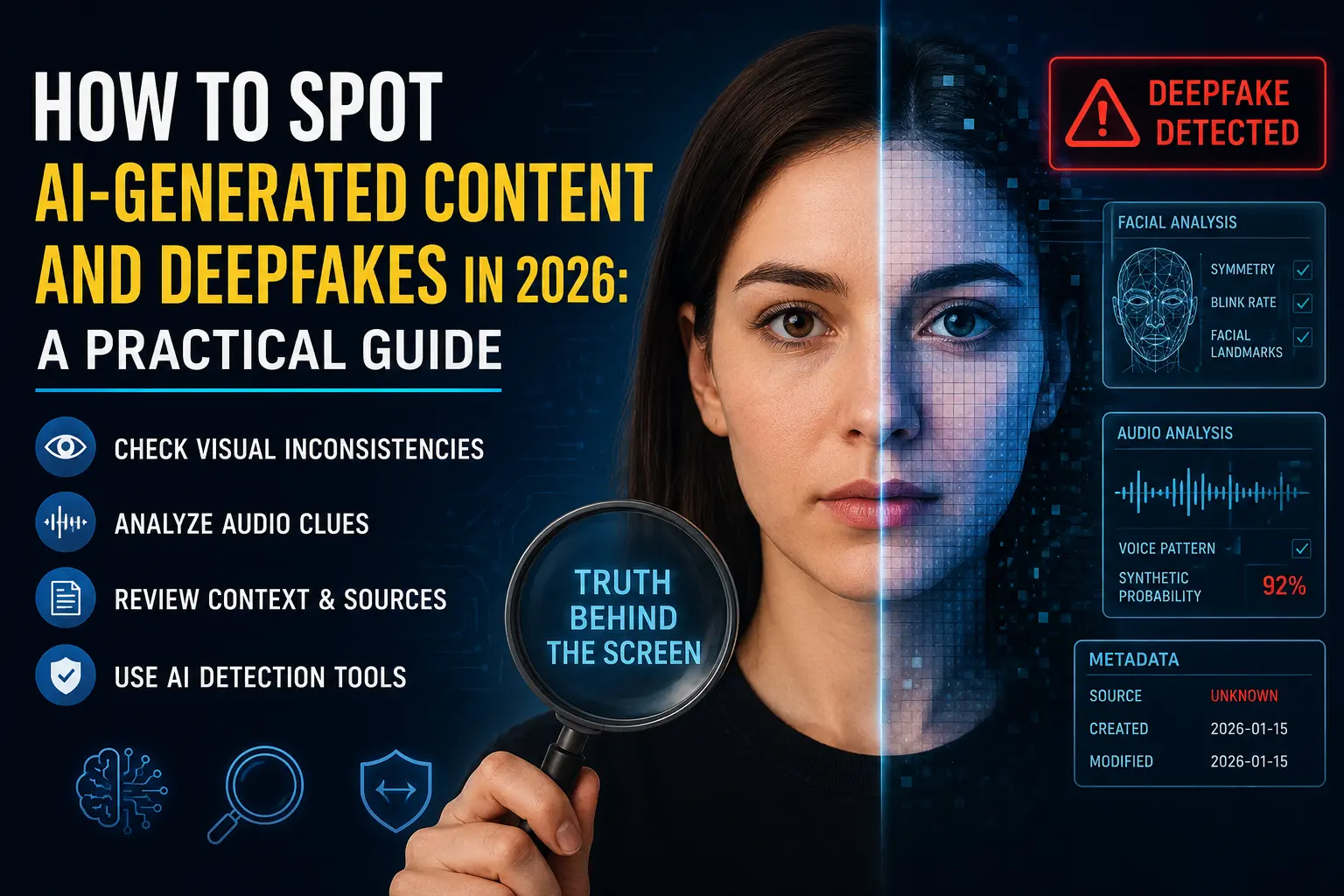 How to Spot AI-Generated Content and Deepfakes in 2026