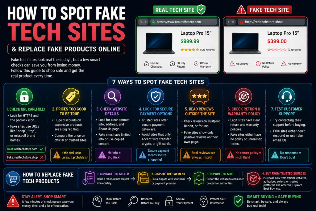 How to Spot Fake Tech Products Online A Complete Guide