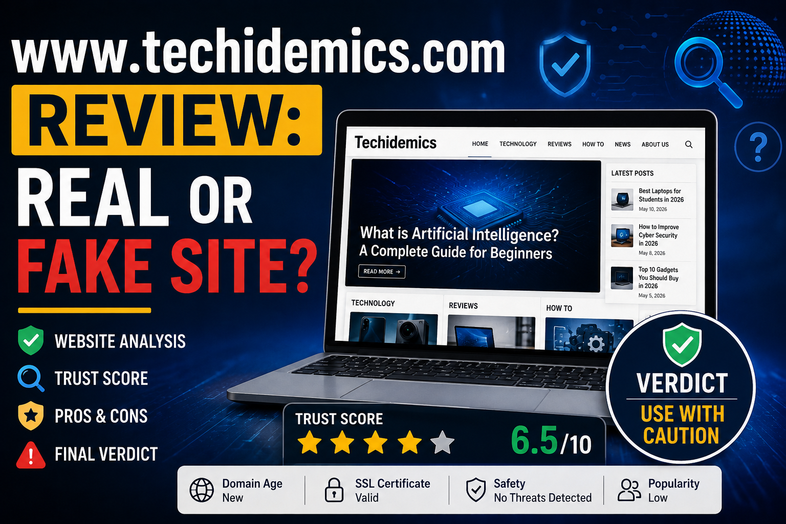 www.techidemics.com Review Real or Fake Site