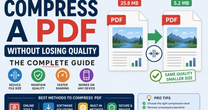 Compress a PDF Without Losing Quality