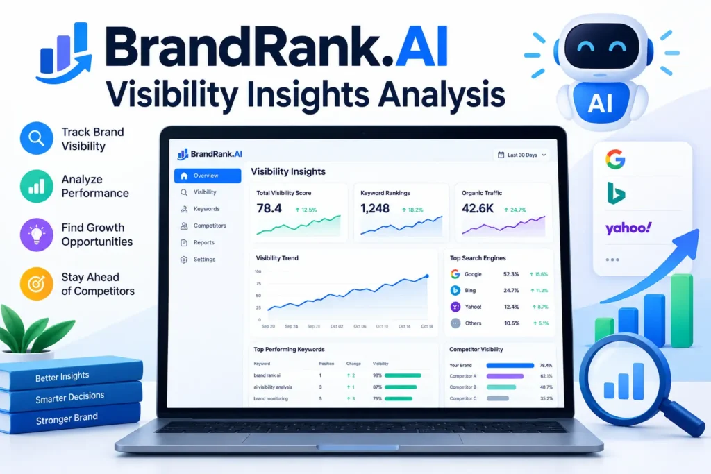 brandrank.ai visibility insights analysis