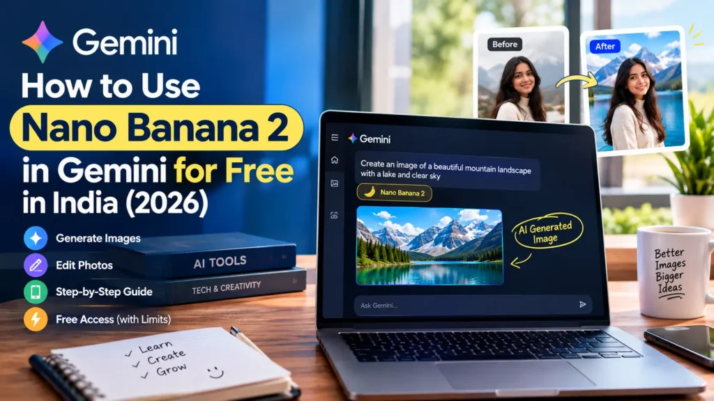 How to Use Nano Banana 2 in Gemini for Free in India (2026)